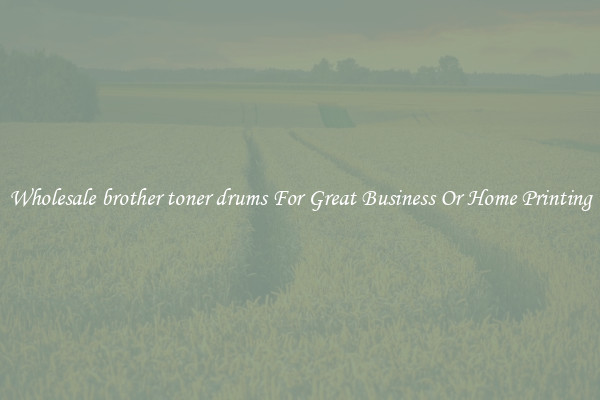Wholesale brother toner drums For Great Business Or Home Printing