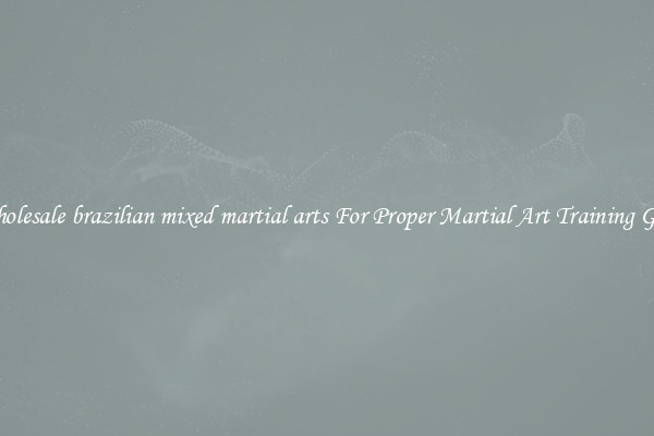 Wholesale brazilian mixed martial arts For Proper Martial Art Training Gear