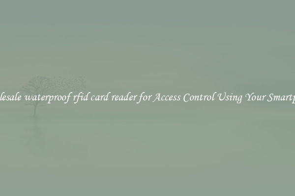 Wholesale waterproof rfid card reader for Access Control Using Your Smartphone